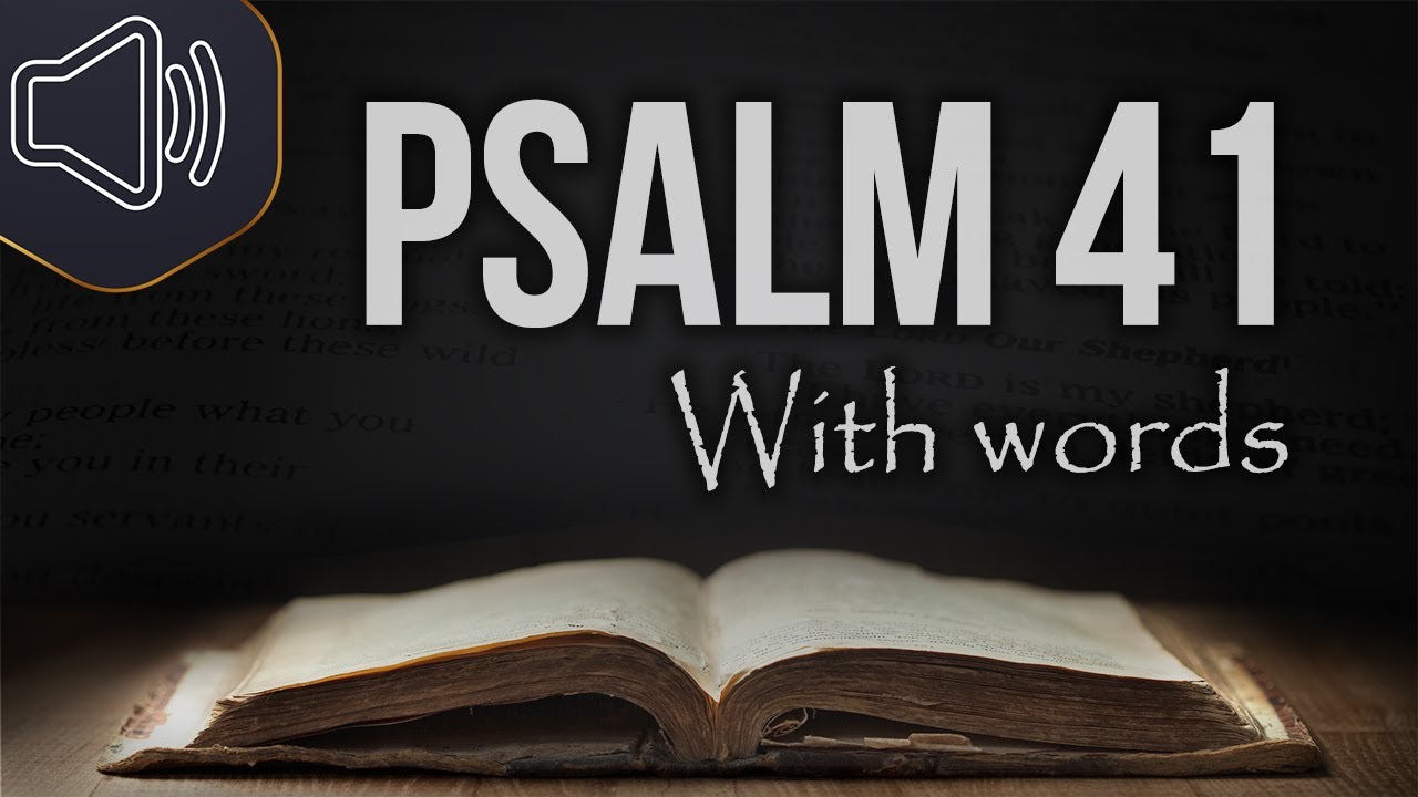 Psalm chapter 41 KJV Audio Bible reading | Blessed are they that consider the poor
