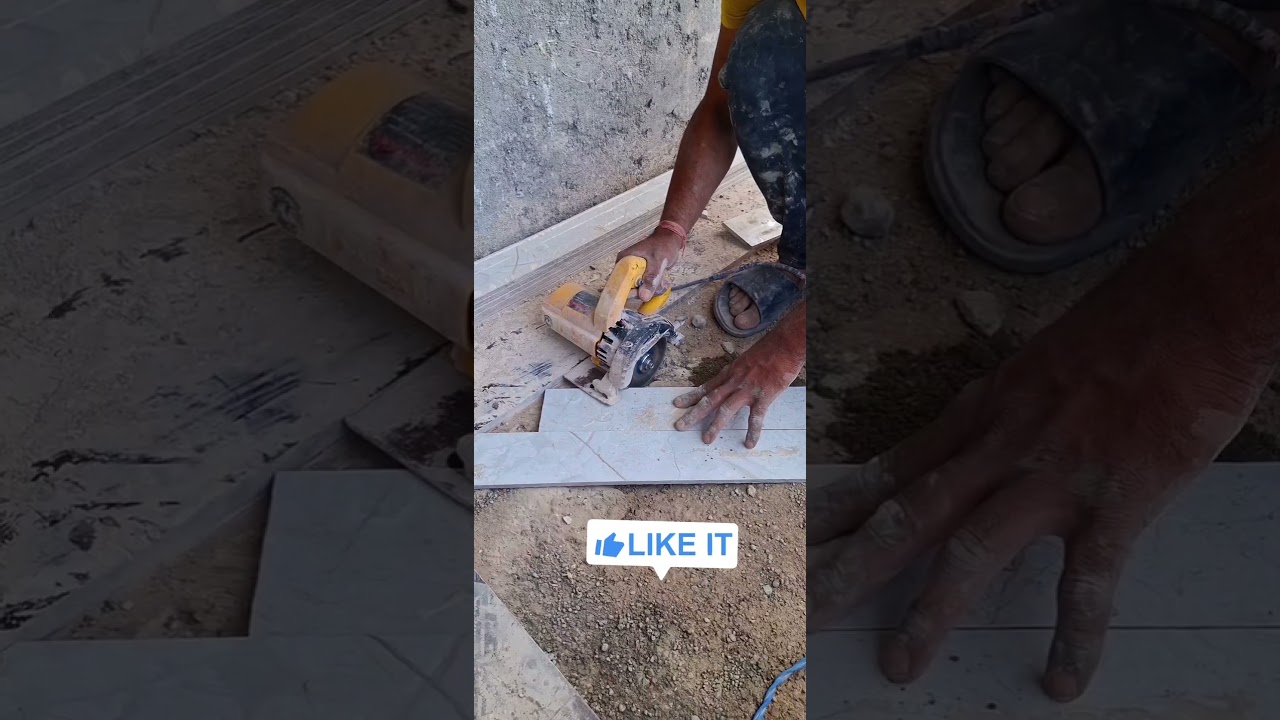 tile me barfi kating ka farma es tarke se baney #tiles #interiordesign #primetileswork #viralshort