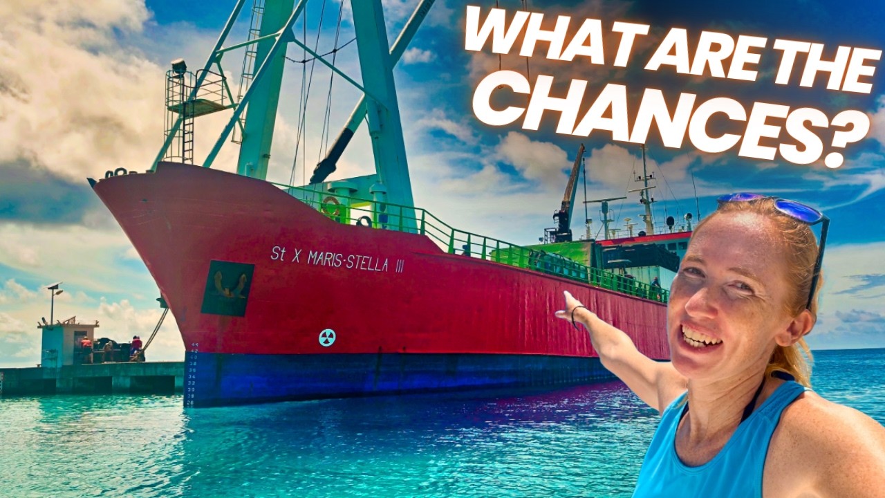 RESCUED by a cargo vessel in the South Pacific! [Ep162 RED SEAS]
