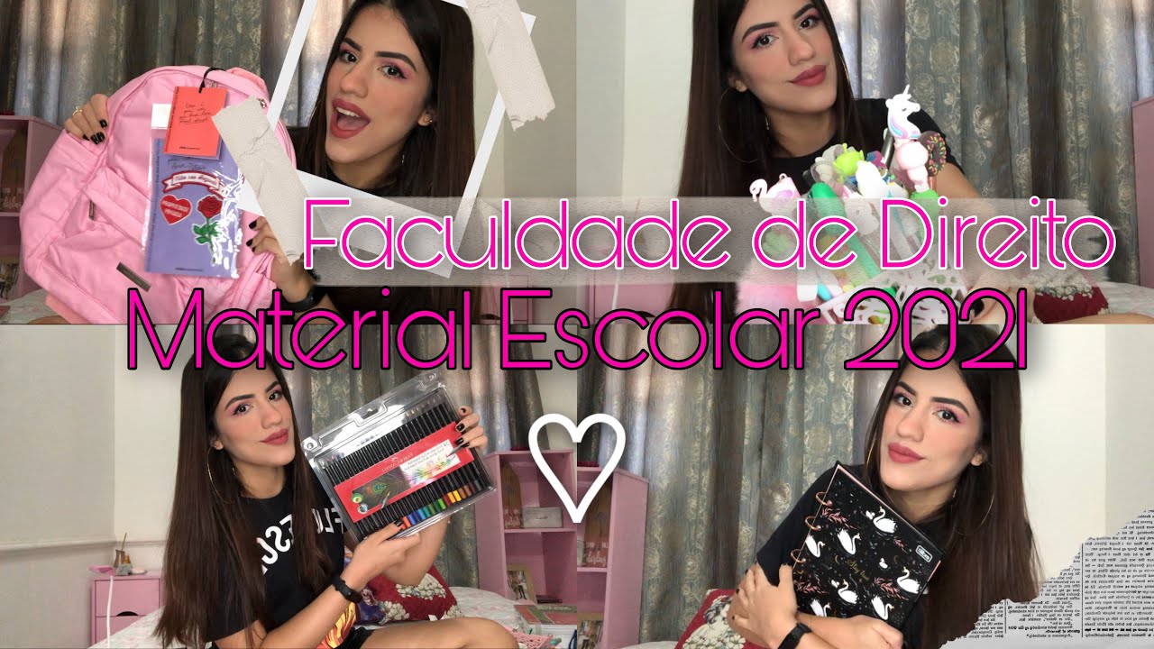 Meu material escolar 2021 | Faculdade de Direito 👩🏻‍🎓