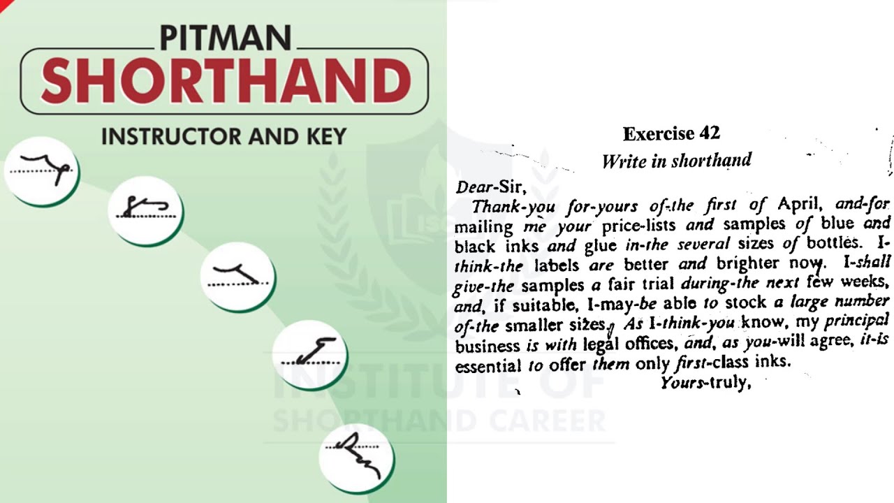 Exercise-42 | Audio Dictation | Pitman Green Book | By Janvi Ma'am