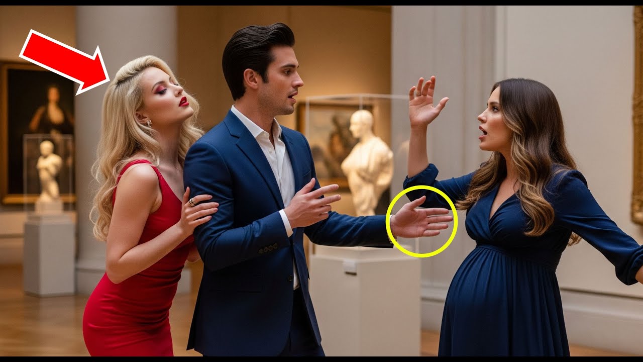 Husband Flirts with Mistress, But When Pregnant Wife Leaves Silently, He Panics!