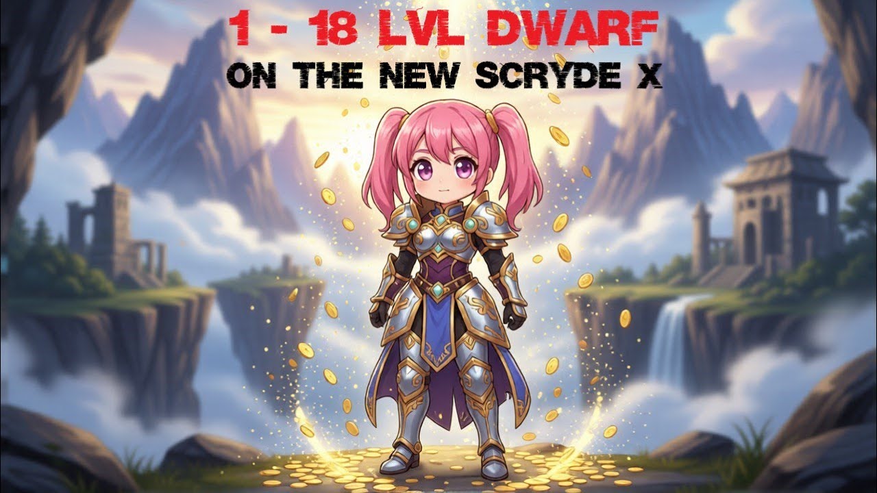 SCRYDE X 1-18 lvl Правильный старт за гнома