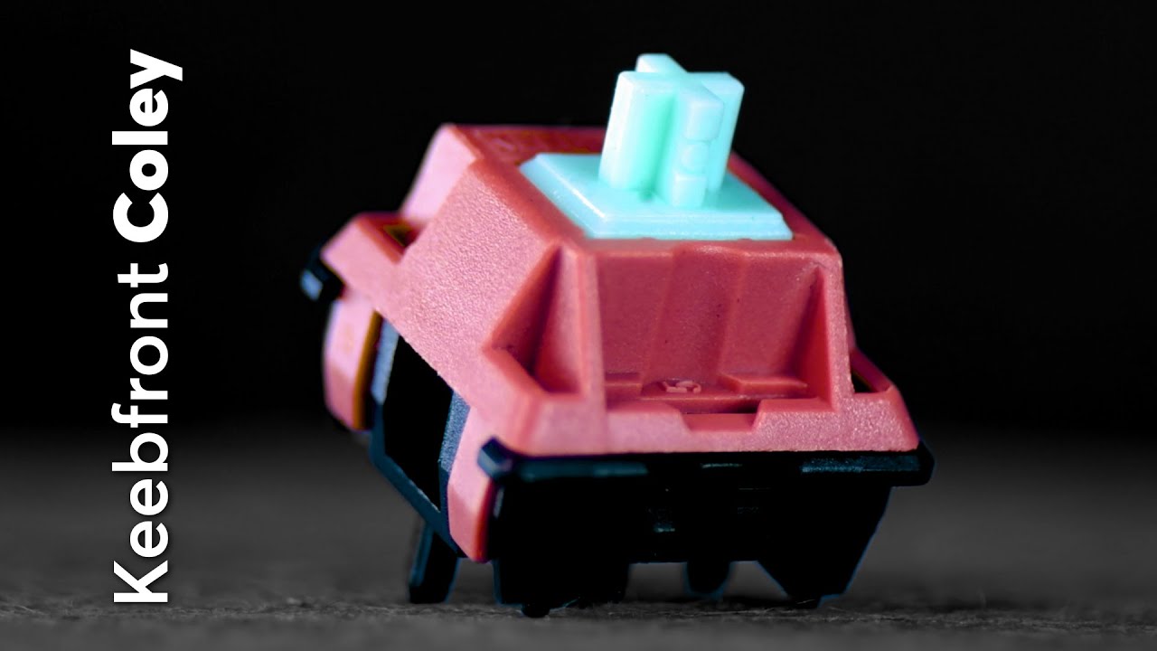 Keebfront Coley Switch Sound Test &ndash; Unique PBT Bottom Housing!