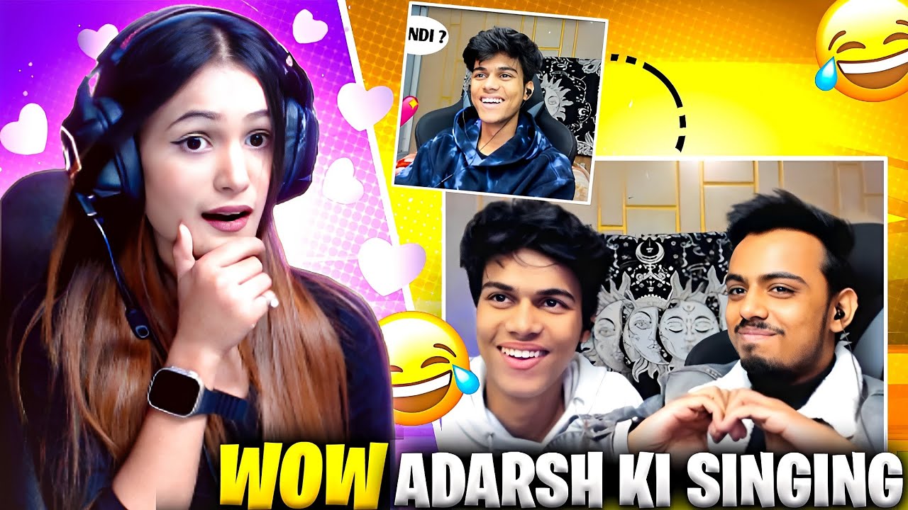 Woww !! Maza aagya 😍😱@adarshuc Reaction On @AdarshSinghUC & @ItsKunal OMEGLE Funny videos
