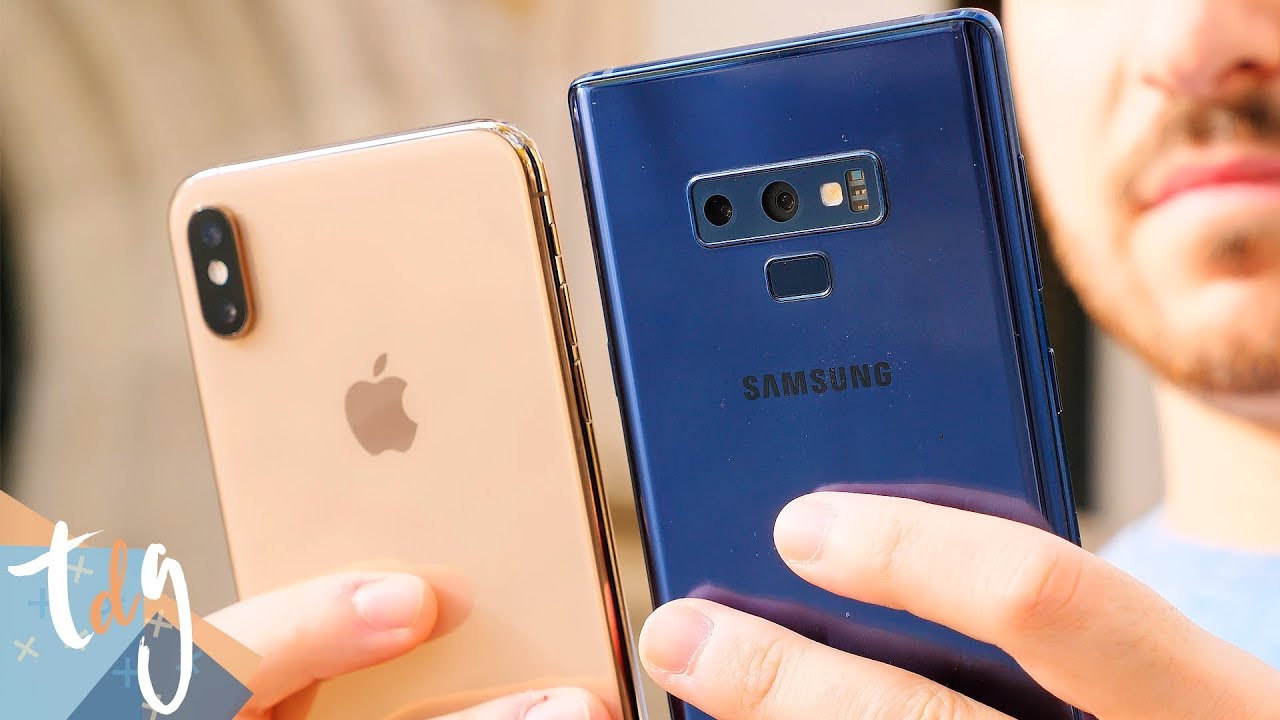 DUELO DE TITANES: iPhone XS Max vs Samsung Galaxy Note 9