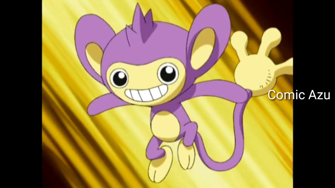 All Ash's Aipom attacks | pokemon | comic azu | comic world | swift , focus punch , double team ,etc