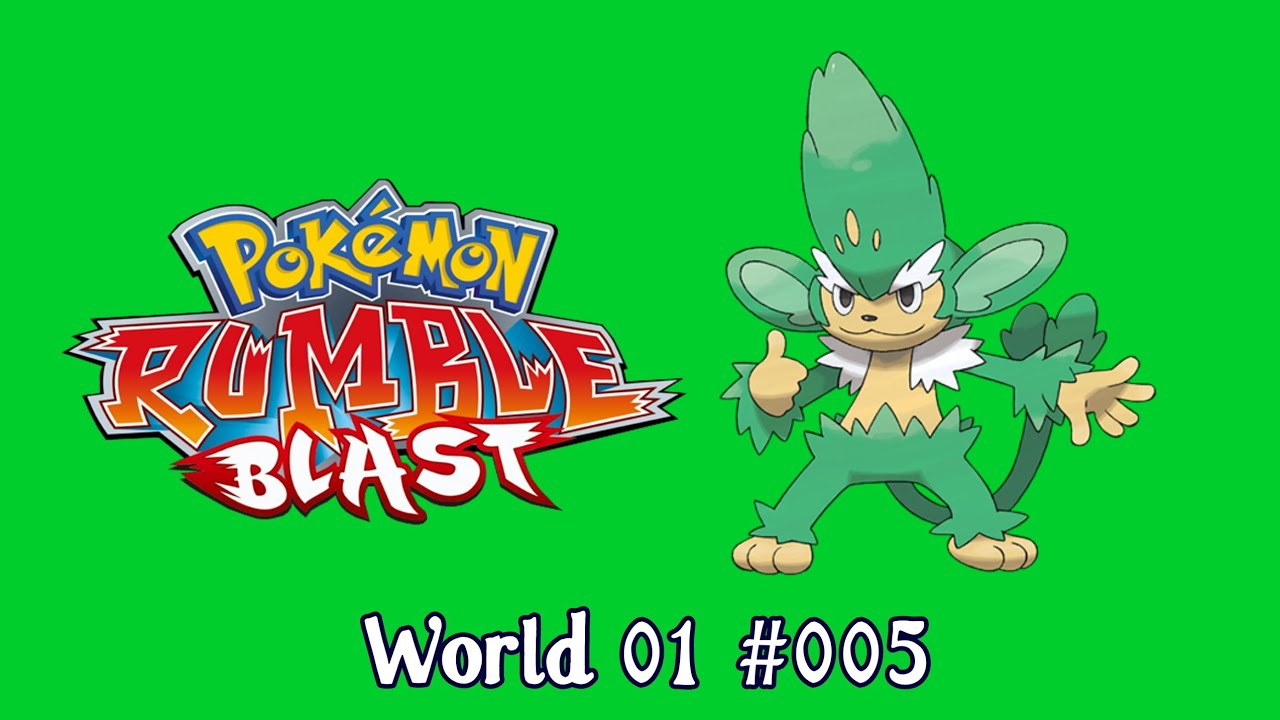 Pokemon Rumble Blast Boss Battle: Simisage