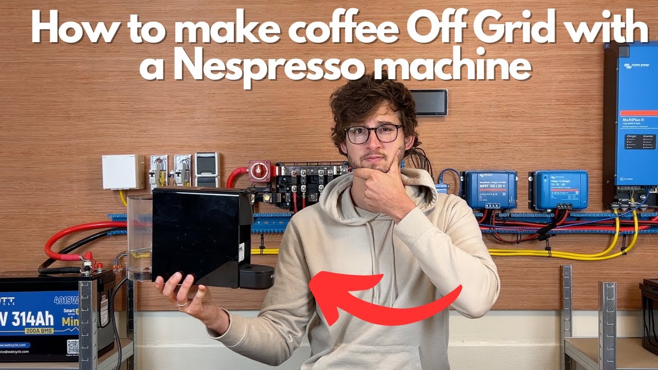 How To Make a Cup of Coffee Off Grid using a Nespresso Machine