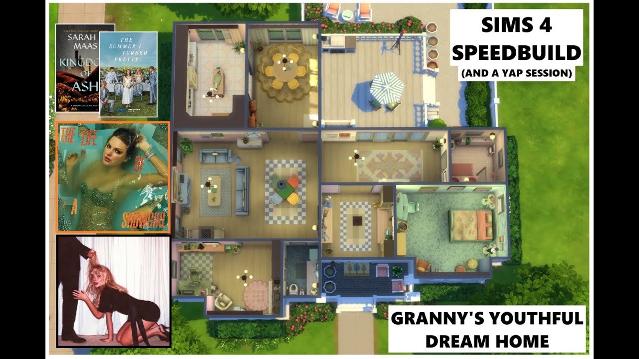 Sims 4 Speed Build | Granny's Youthful Dream Home