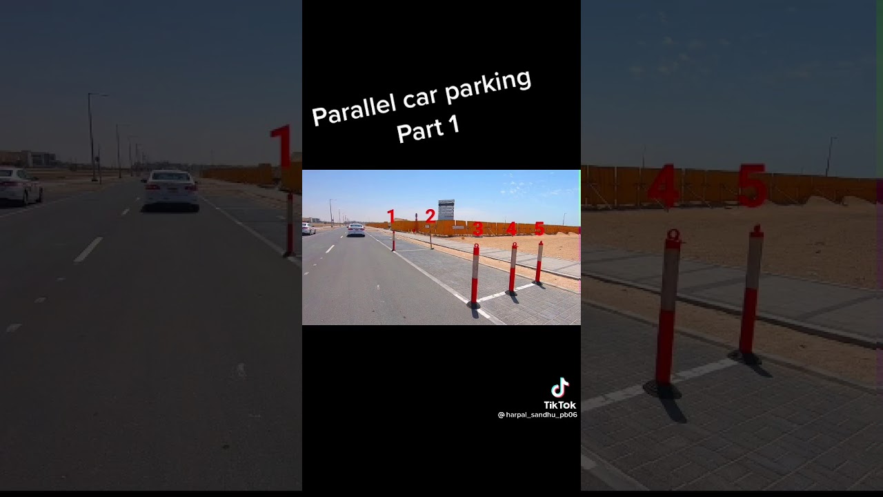 Learn how to make parallel parking at driving school in urdu part 1
