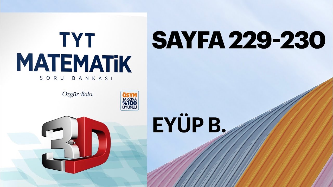 3D TYT MATEMATİK BÖLÜM -3 TEST -2(FONKSİYONLAR)