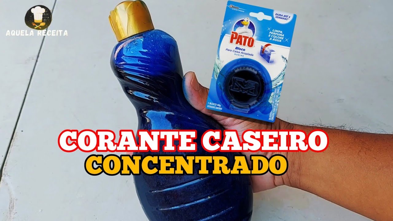 CORANTE CASEIRO FEITO COM PEDRA SANITÁRIA PARA CAIXA ACOPLADA