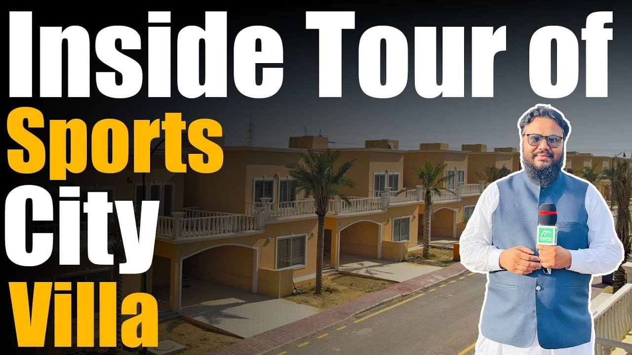 Inside Tour of Sports City Villa | 350 Sq Yard | Luxury Villas | Bahria Town Karachi