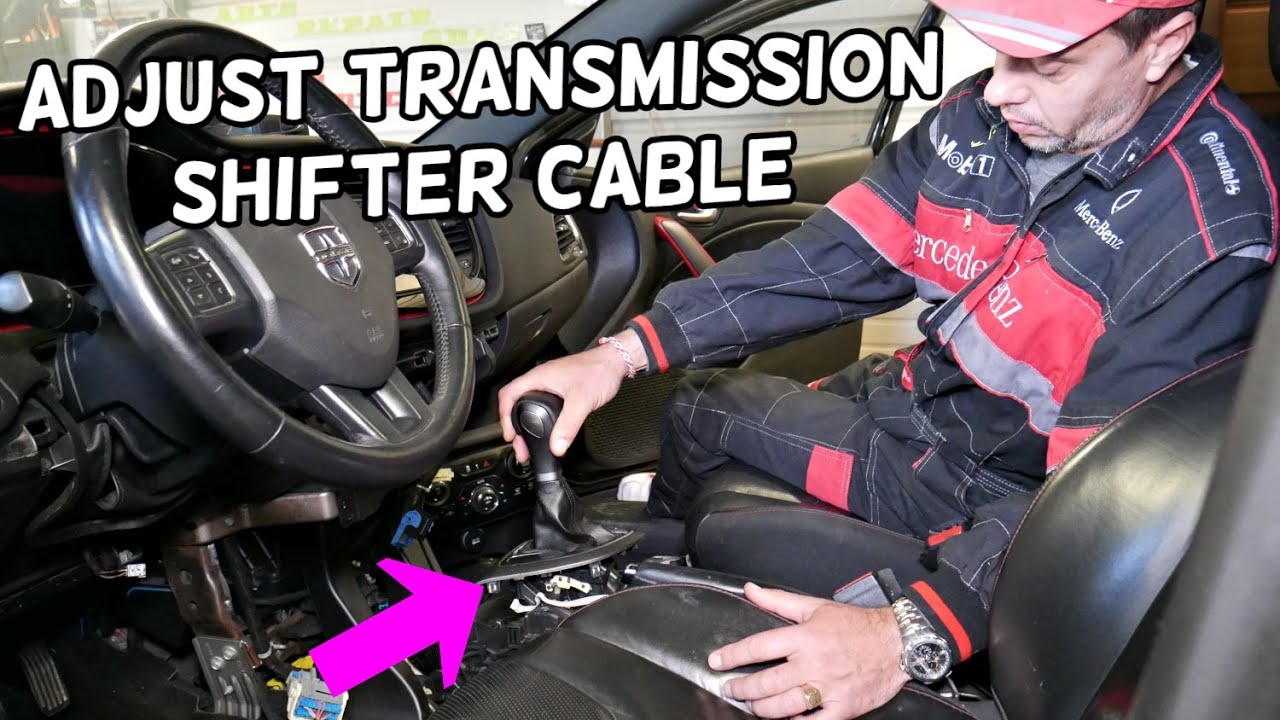 HOW TO ADJUST TRANSMISSION SHIFTER. SHIFTER DOES NOT ENGAGE PROPERLY DODGE JEEP CHRYSLER FIAT ALFA R