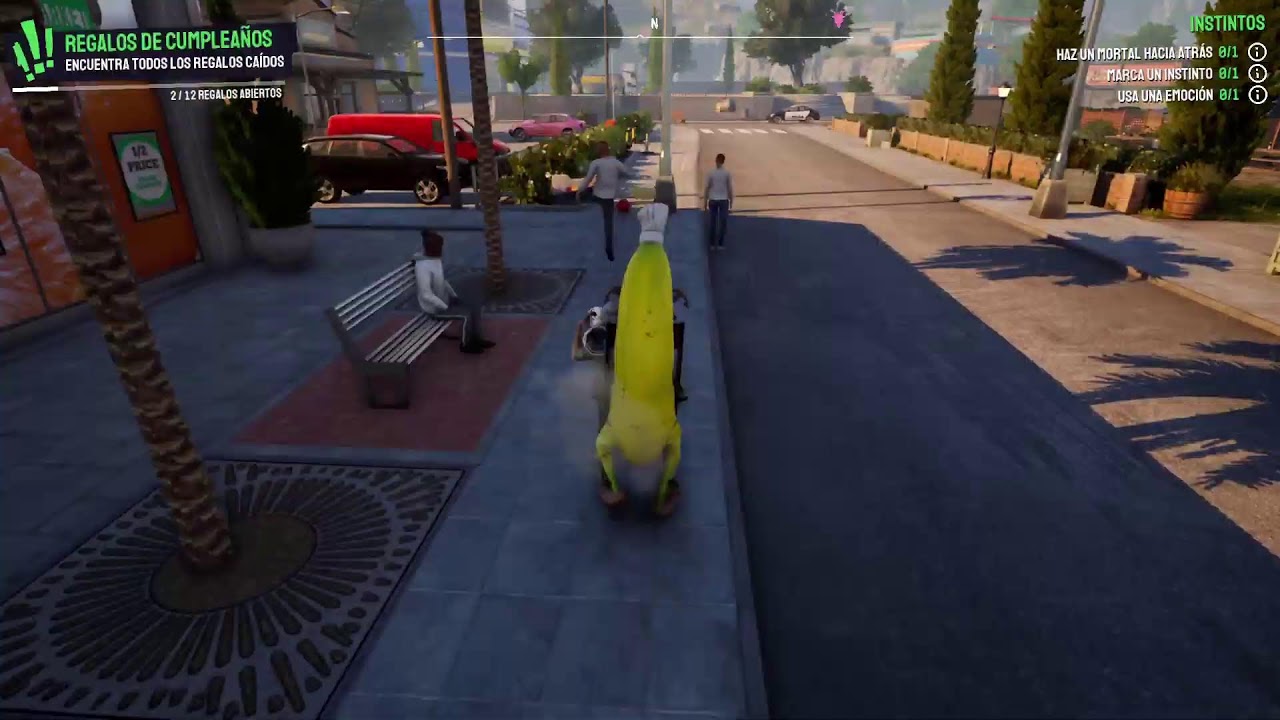 convirtiendo gente en banana Goat Simulator 3