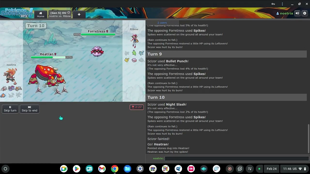 Pokemon Showdown Gen 5 OU