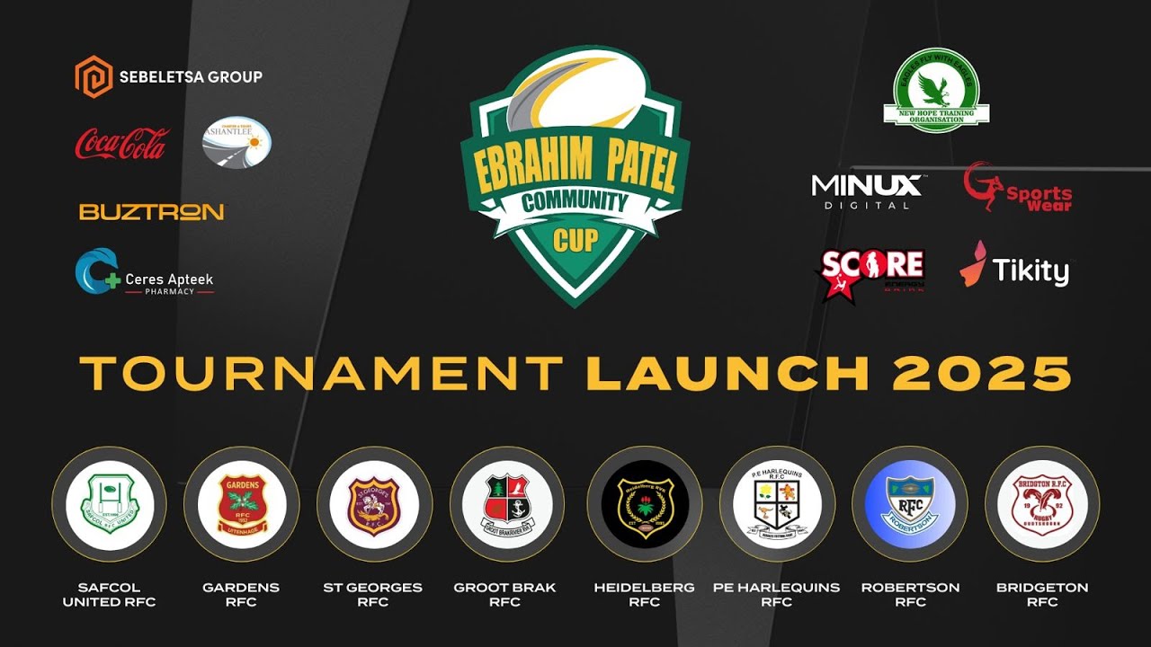 Ebrahim Patel Community Cup: Launch