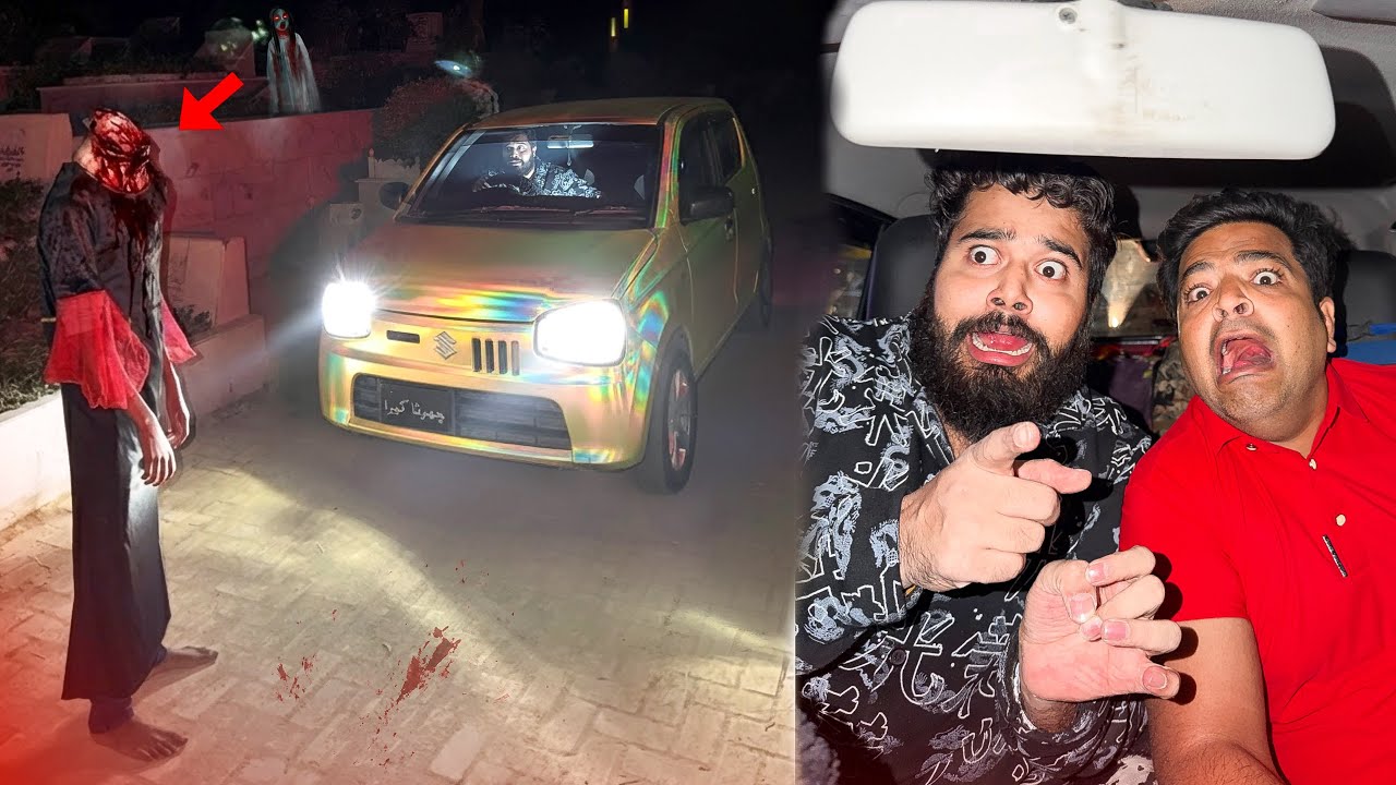 Kabristan Mein Sar Kata at 3:00 AM 😱 gone wrong 