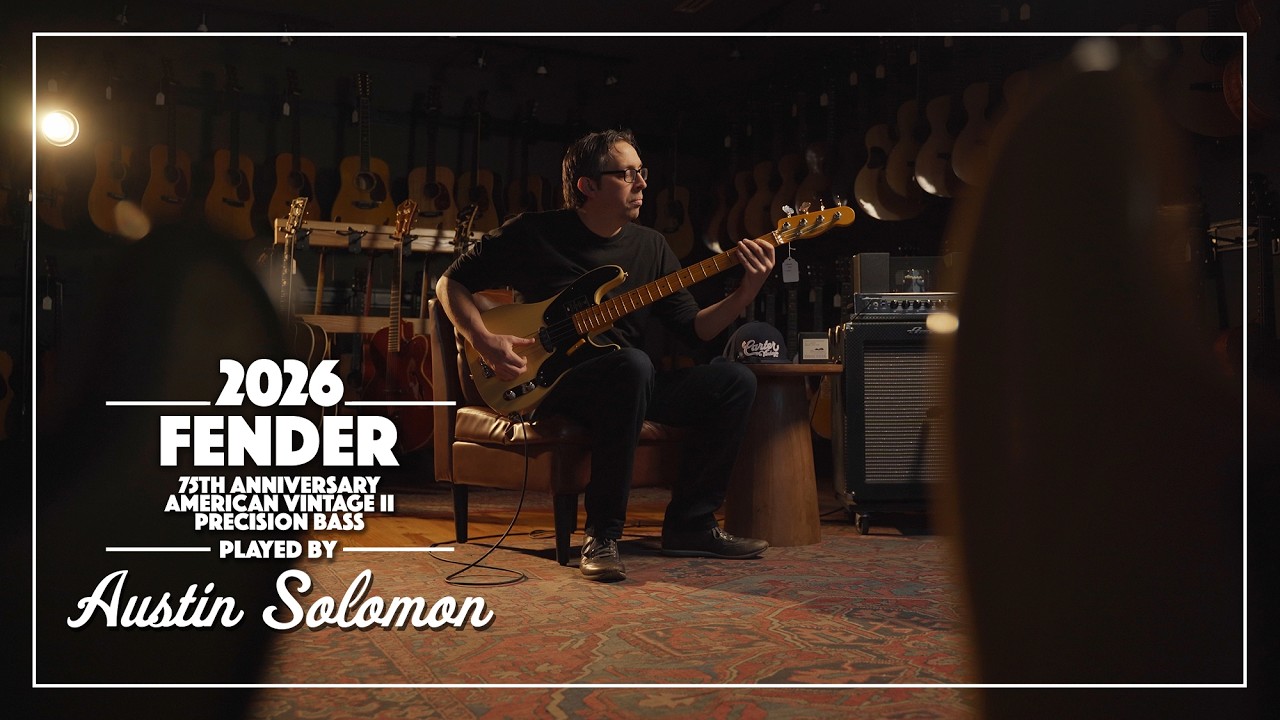 Fender 75th Anniversary AV II '51 P-Bass | Austin Solomon | Carter Vintage Guitars | Nashville, TN
