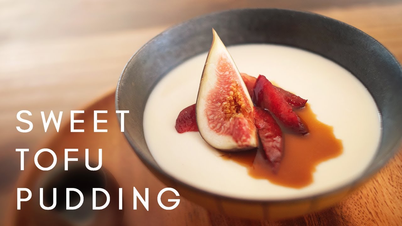 Sweet Tofu Pudding with Black Sugar Syrup Recipe