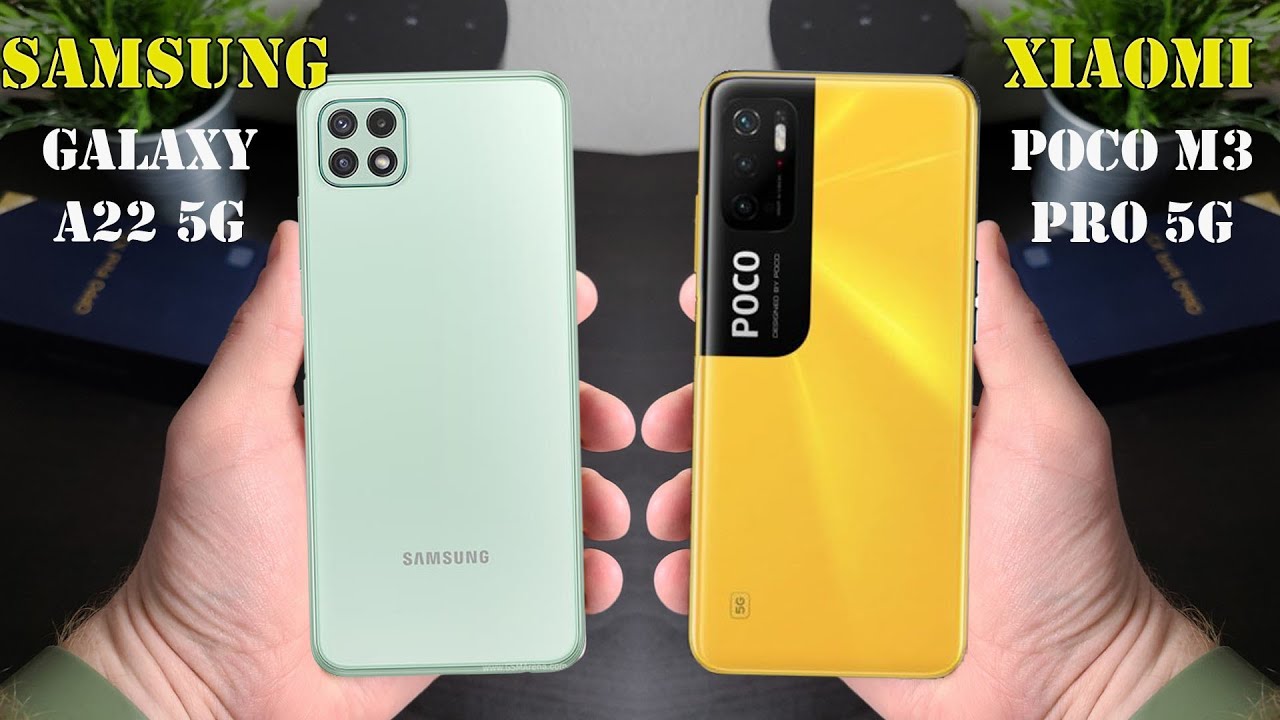 Samsung Galaxy A22 5G vs Xiaomi Poco M3 Pro 5G | Full Comparison