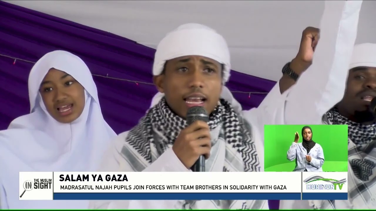 An emotional nasheed performed by team brothers to honour Palestine