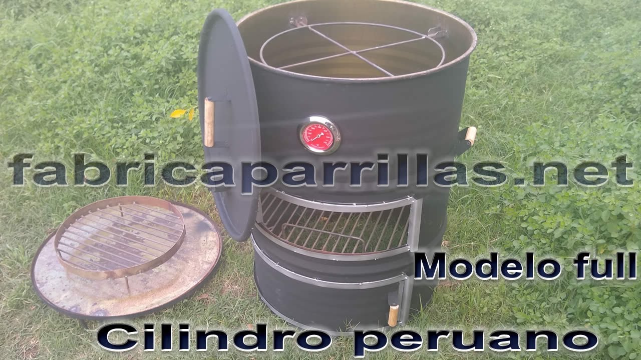 Cilindro peruano es ahumador el parrillero  - somos fabricantes de parrillas tambor