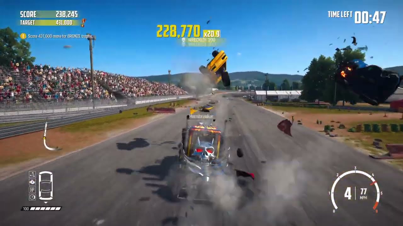Wreckfest Tournament Head  on doom Rig 