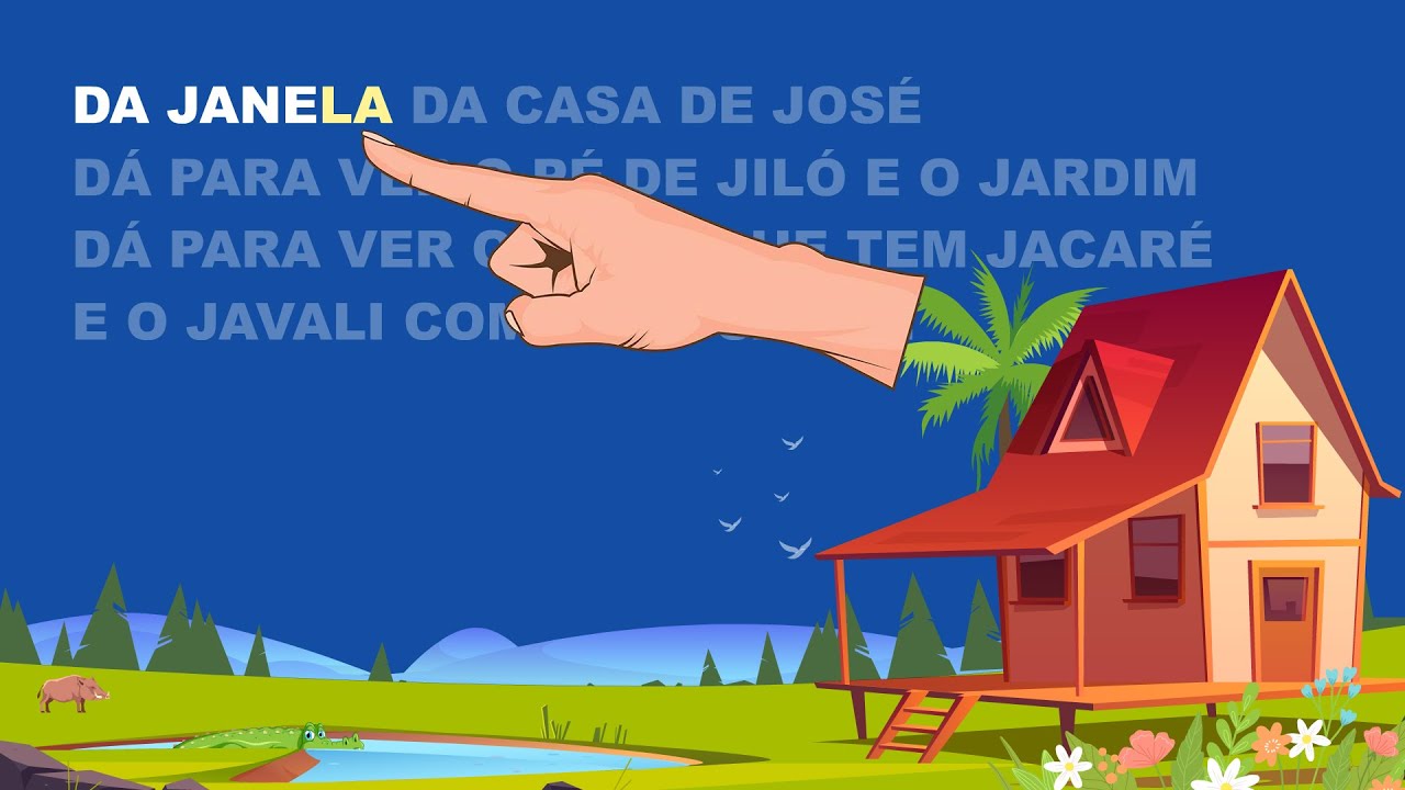 Aprendendo a ler frases - lição da letra J