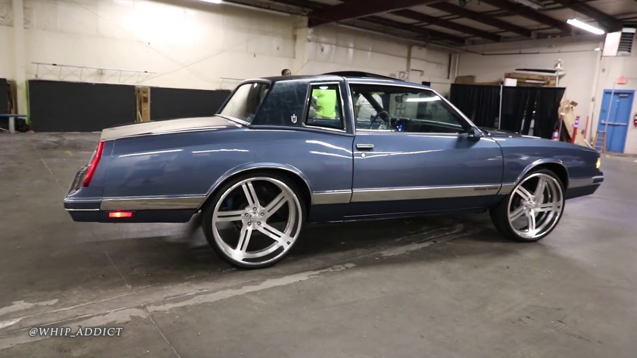 WhipAddict: Hard 87' Chevy Monte Carlo LS on Bonspeed 24s In For A Buff With GabeNDaCity5! Before