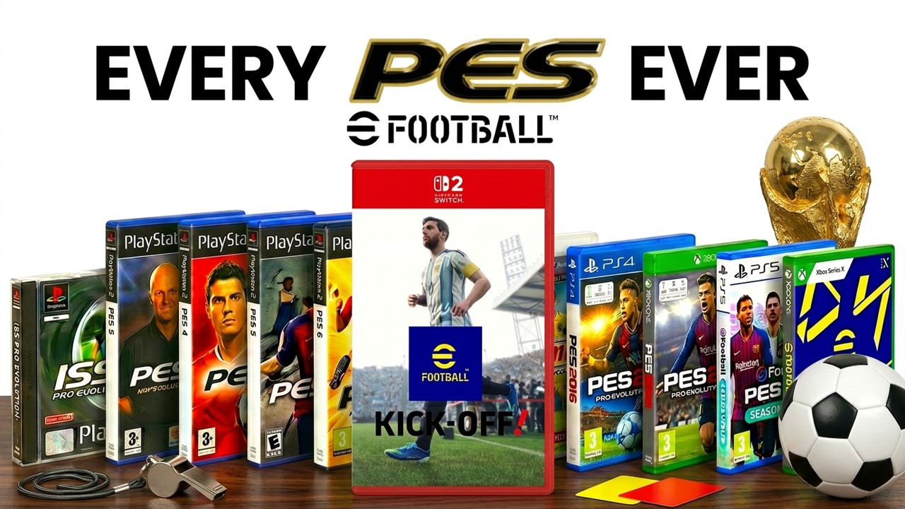Unboxing Every PES eFootball Game Ever (1994-2026)