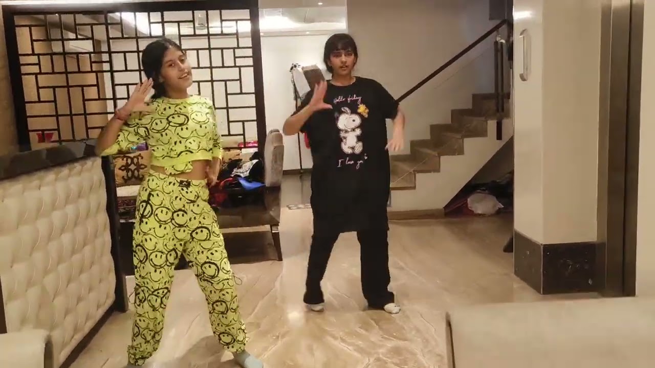 Students dance practice video for Diwali mela