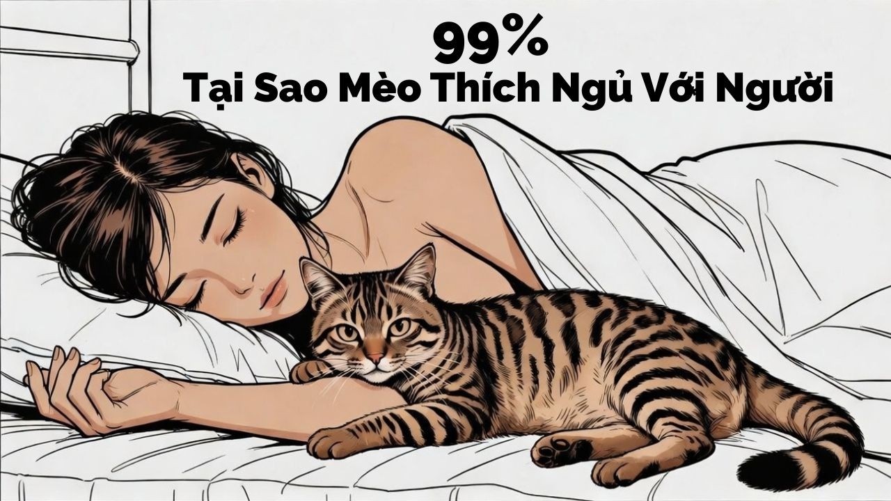 Vì Sao Mèo Cứ Thích Ngủ Chung Với Bạn? Sự Thật Khiến Nhiều Người Bất Ngờ!