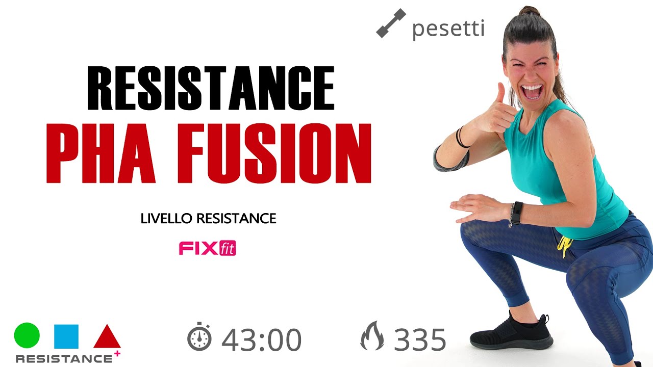 PHA Fusion! Allenamento Completo Total Body Con Pesetti e Cardio HIIT
