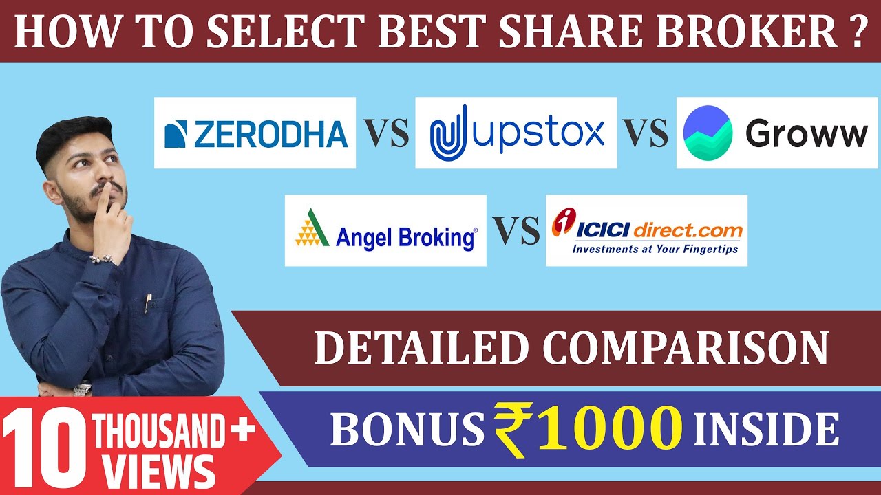 Best Share Broker In INDIA | Demat | Top 5 Broker Comparison
