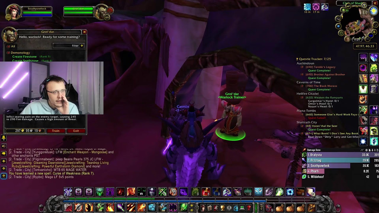 Playing WoW TBC Classic | Old Hillsbrad Foothills Spam