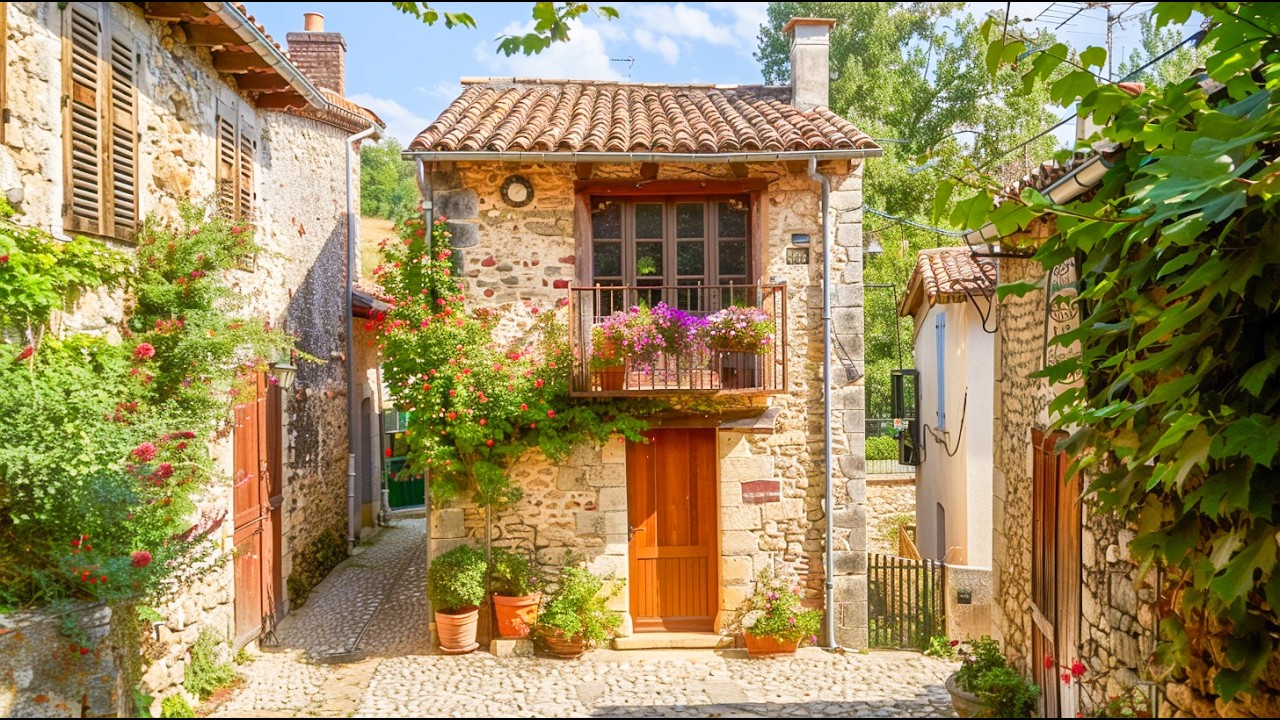 Lourmarin: the most beautiful village in France | Walking tour 4k