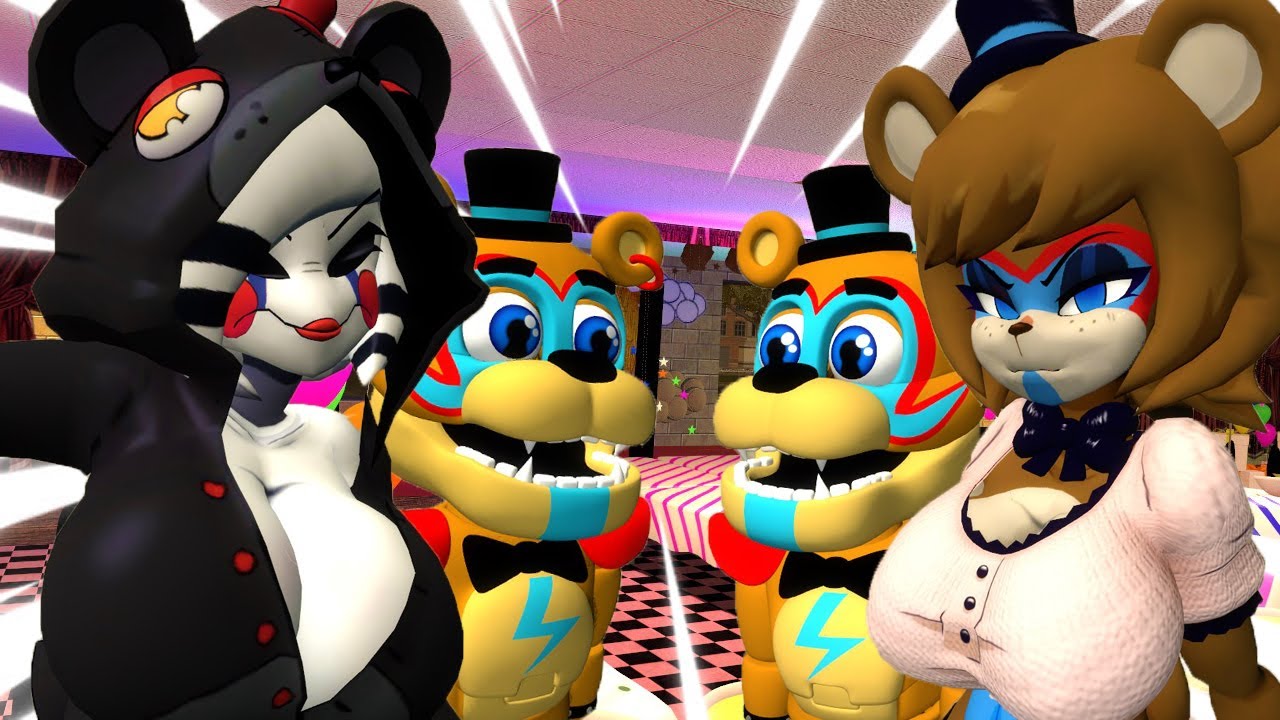 Мари и Глэмрок Фредрина подрались! (GMOD FNAF Ночной клуб Фредрины, часть 7)