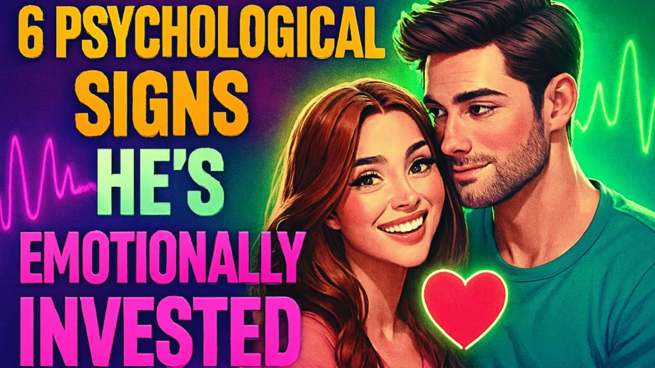 “🧠 6 Hidden Psychological Clues He’s Emotionally Invested in You”