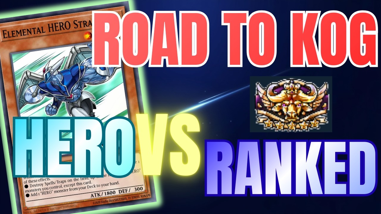 RANKED GRINDING ! ROAD TO KOG (Yu-Gi-Oh! Duel Links)