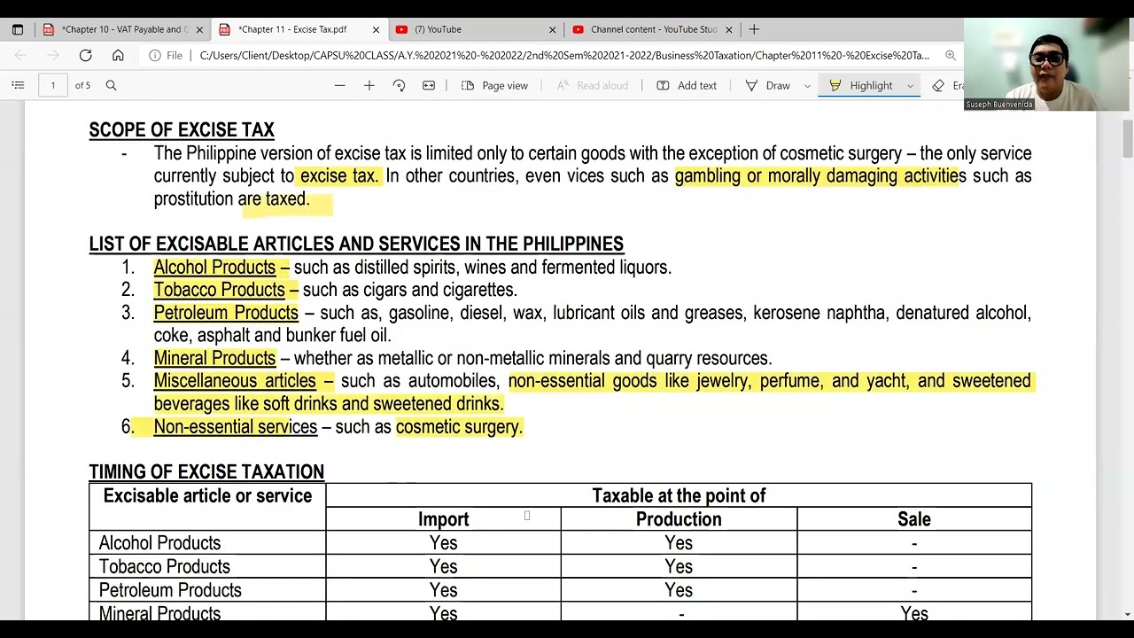 Excise Tax
