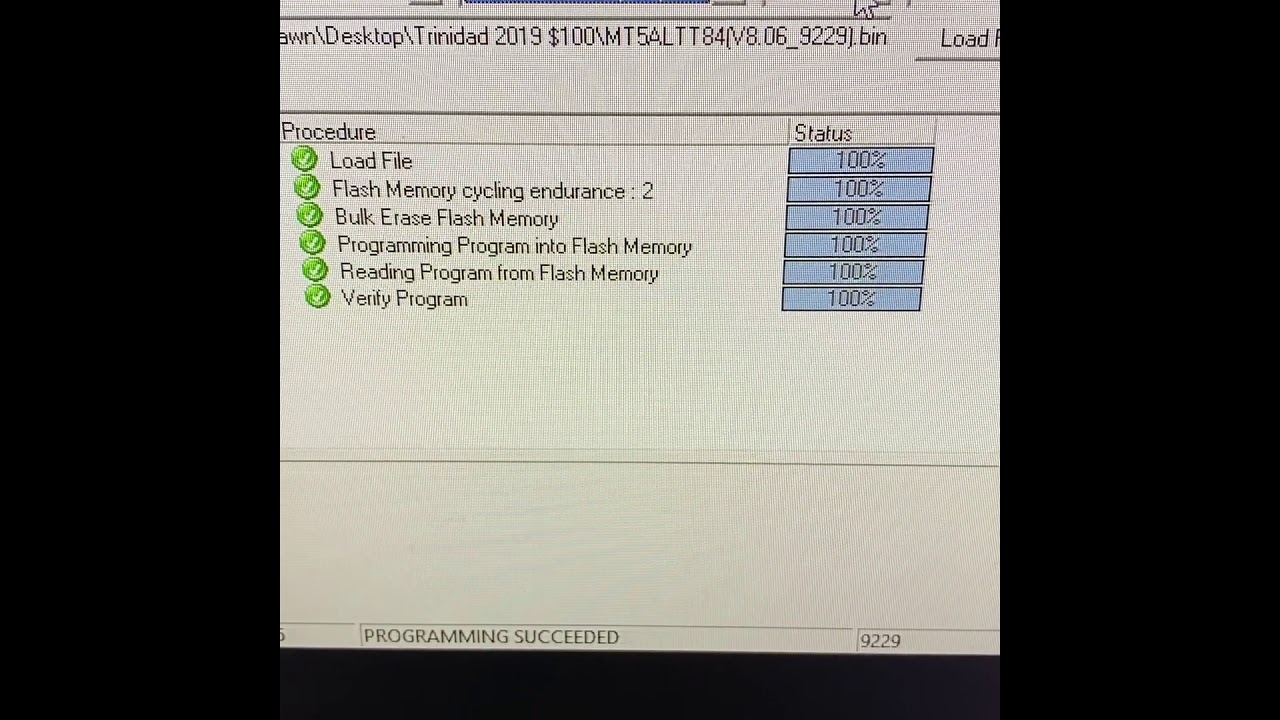 Updating Firmware on ICT FP004