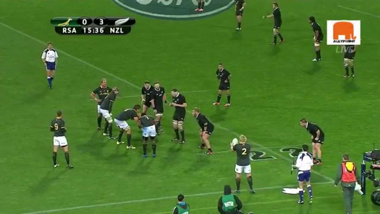 Cornal Hendricks Try - TRC All Blacks vs Springboks 13 09 2014
