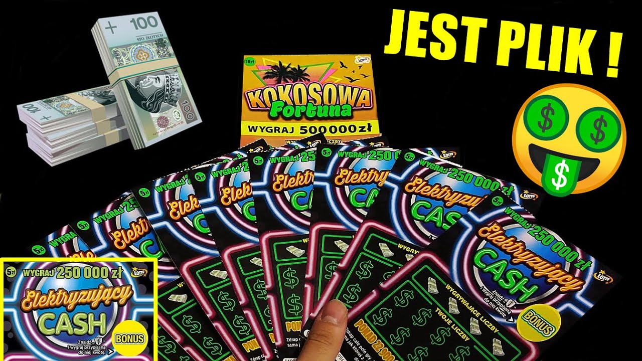 Zdrapki Lotto - ELEKTRYZUJĄCY CASH 🤑❗ PIORUNUJĄCA WYGRANA 😁 + BONUS ❗ ODCINEK SPONSOROWANY OD BETI 😍