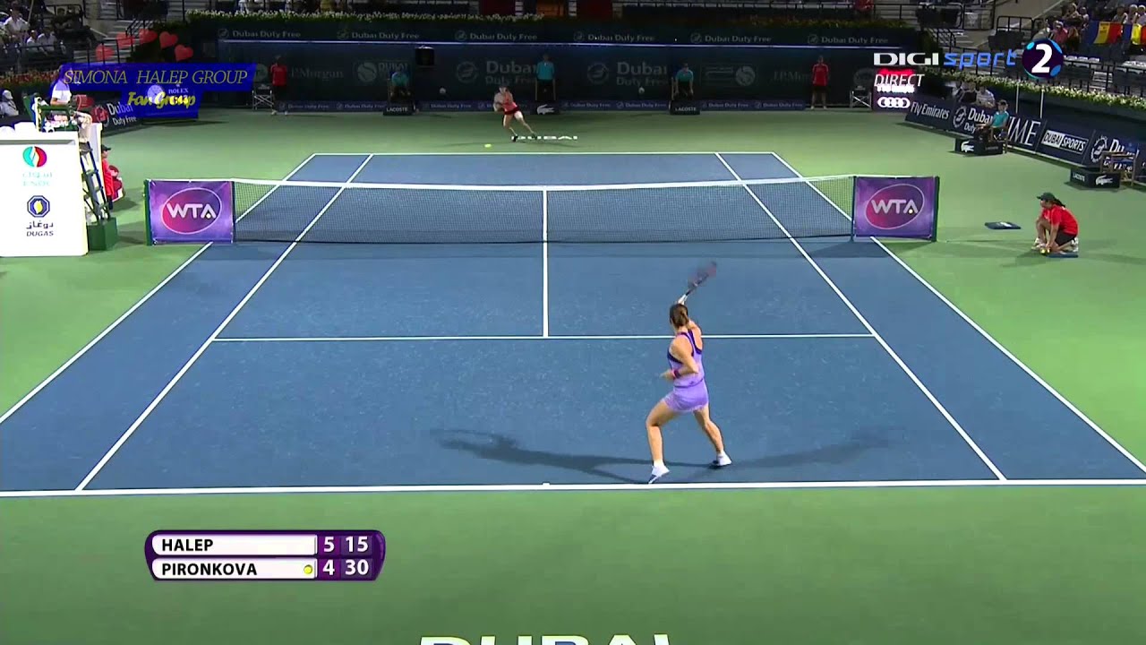 Simona Halep Tsvetana Pironkova Dubai 2015 seen by FB Simona Halep Group