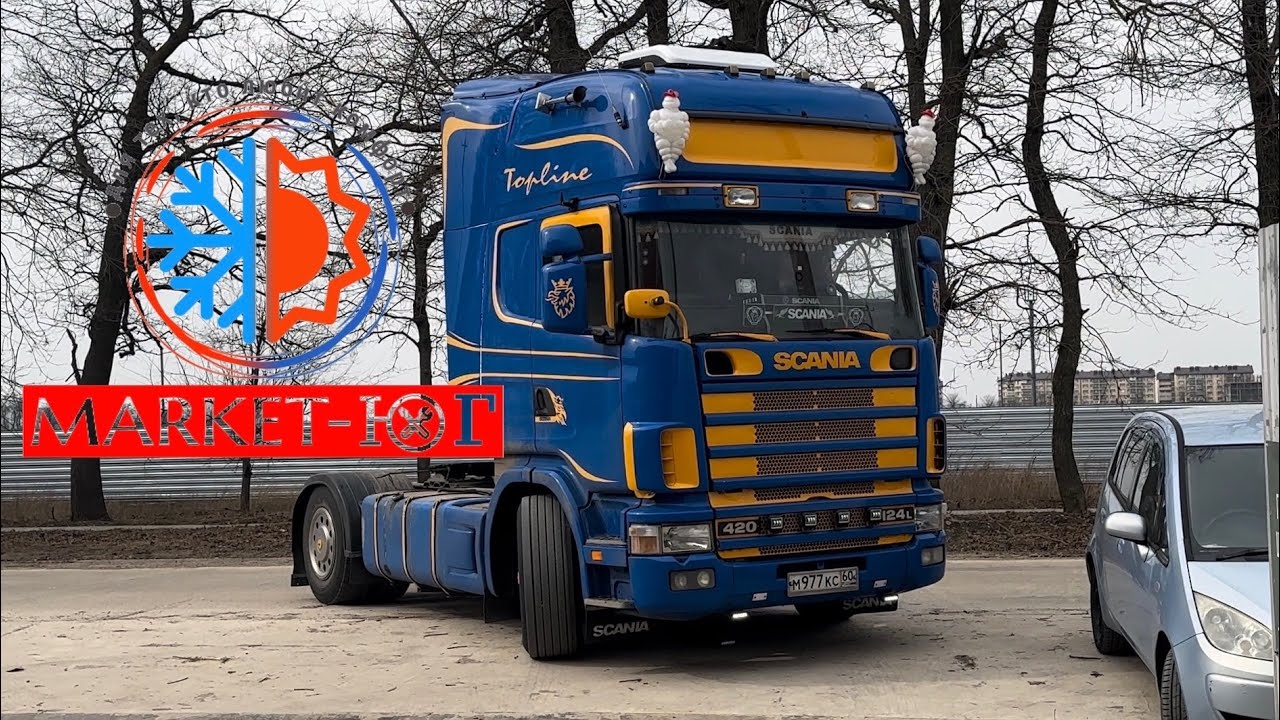 Установка моноблока стояночного кондиционера на Scania