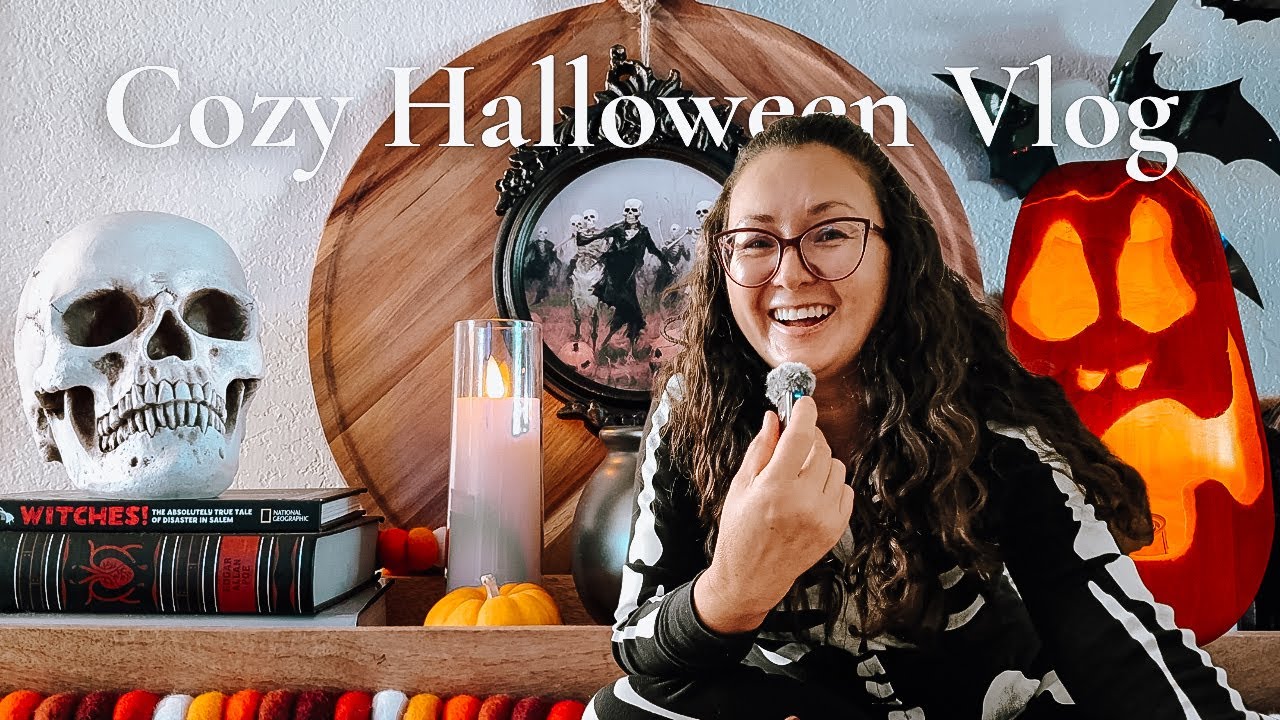 Уютные октябрьские дни 🎃 украшение к Хэллоуину, вырезание тыкв, костюмы
