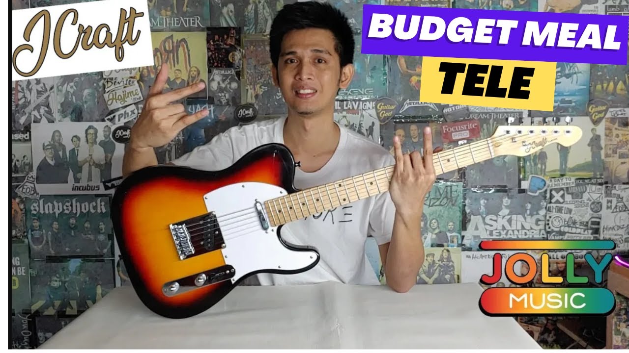 Budget meal na Tele Guitar | JCraft T-1 (Review)