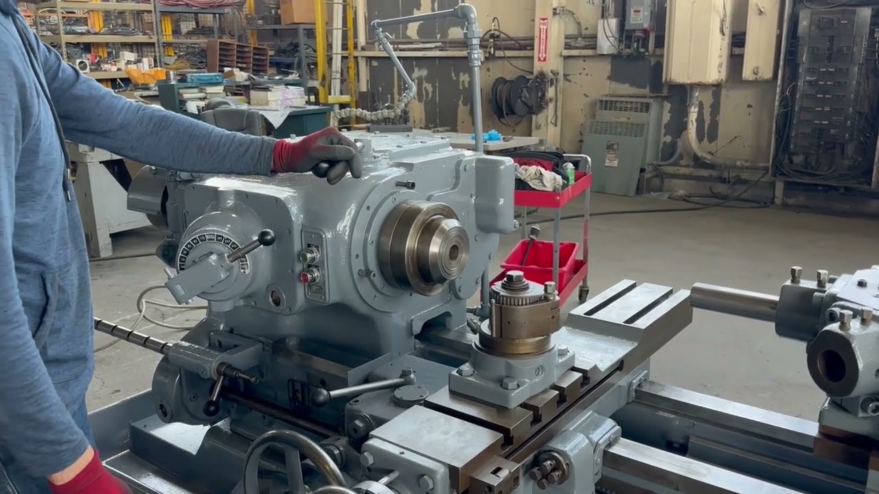 J&L NO. 5 UNIVERSAL TURRET LATHE w/ TOOLING & ACCESSORIES. STOCK # 0417523